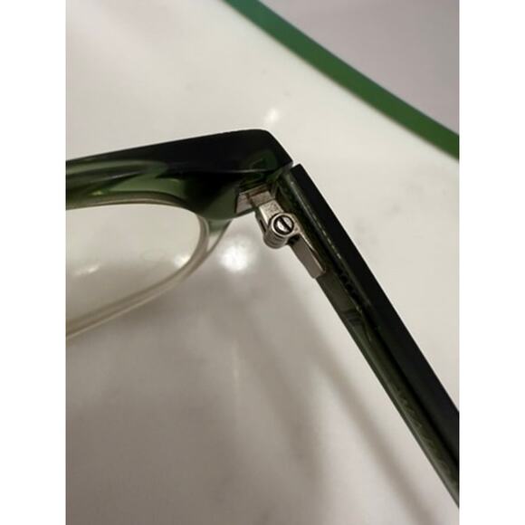 Warby Parker Abner Green Glasses Frames w/ Case and WP Cleaning Cloth. - Picture 9 of 14